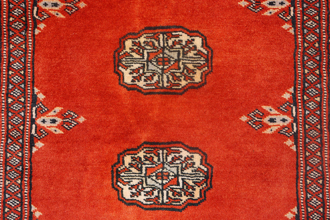 Red Bokhara 2'  7" x 10'  3" - No. QA35650