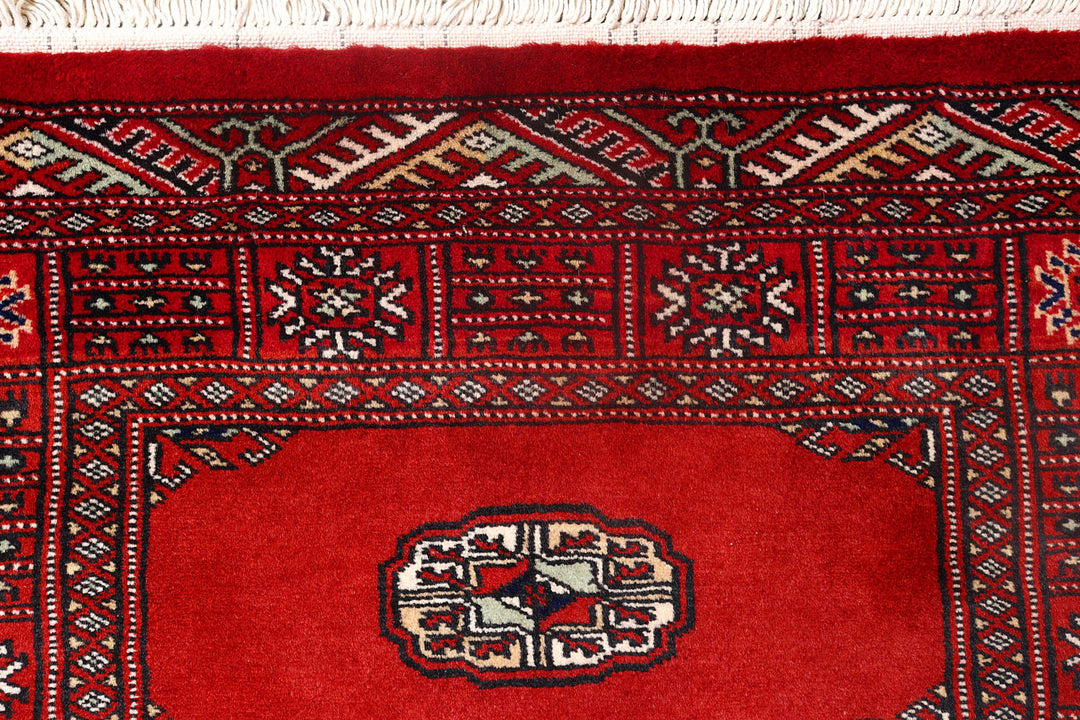 Firebrick Bokhara 2'  7" x 10'  6" - No. QA38612