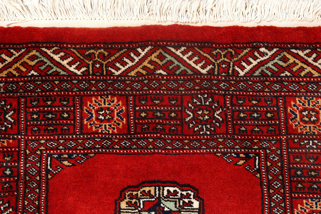 Red Bokhara 2'  7" x 10'  4" - No. QA33208