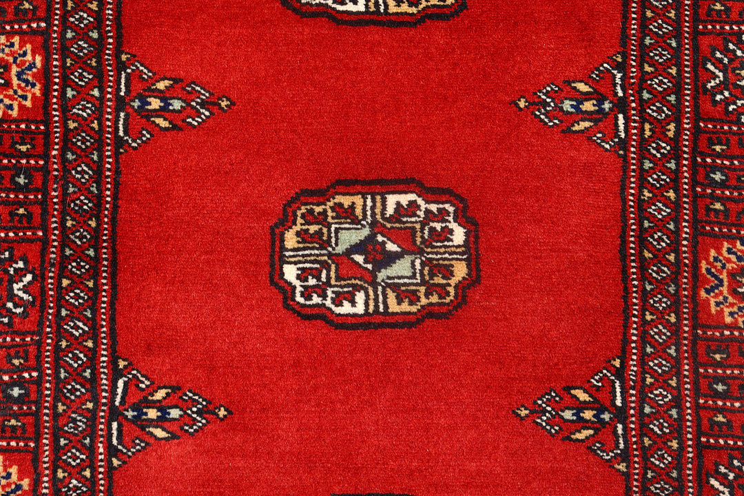 Red Bokhara 2'  7" x 10'  4" - No. QA33208