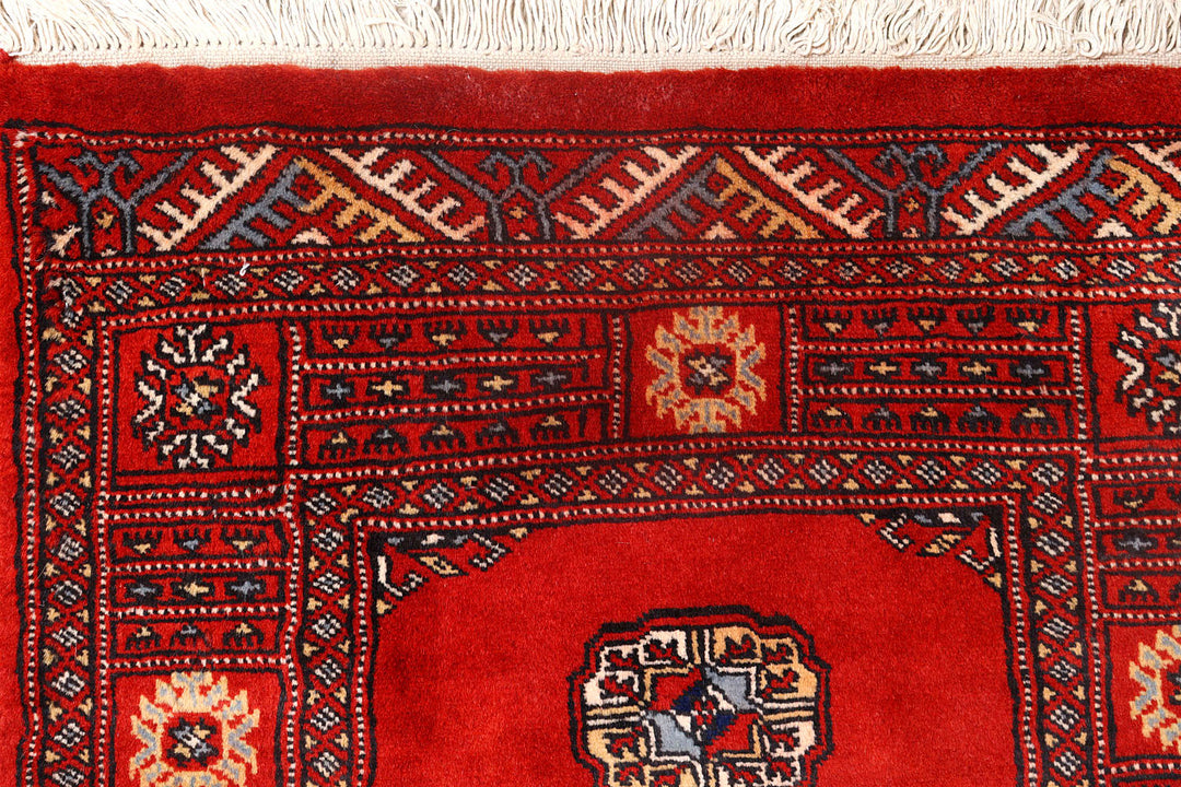 Red Bokhara 2'  7" x 10'  8" - No. QA39153