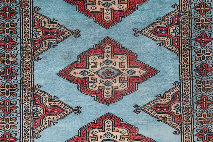 Light Sky Blue Jaldar 2'  7" x 9'  11" - No. QA35812