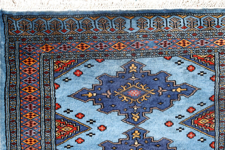 Sky Blue Jaldar 2' 7 x 10' - No. 72683