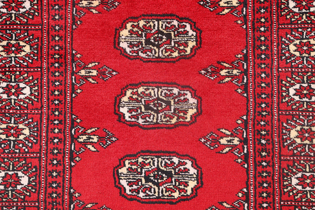 Firebrick Bokhara 2'  7" x 9'  11" - No. QA49895