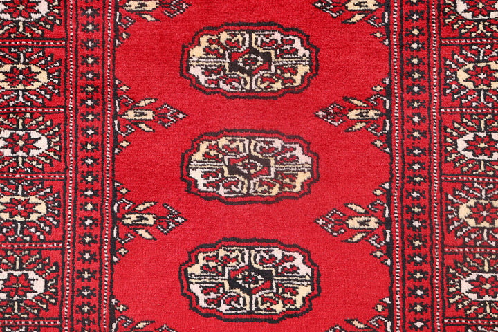 Firebrick Bokhara 2'  7" x 9'  11" - No. QA49895