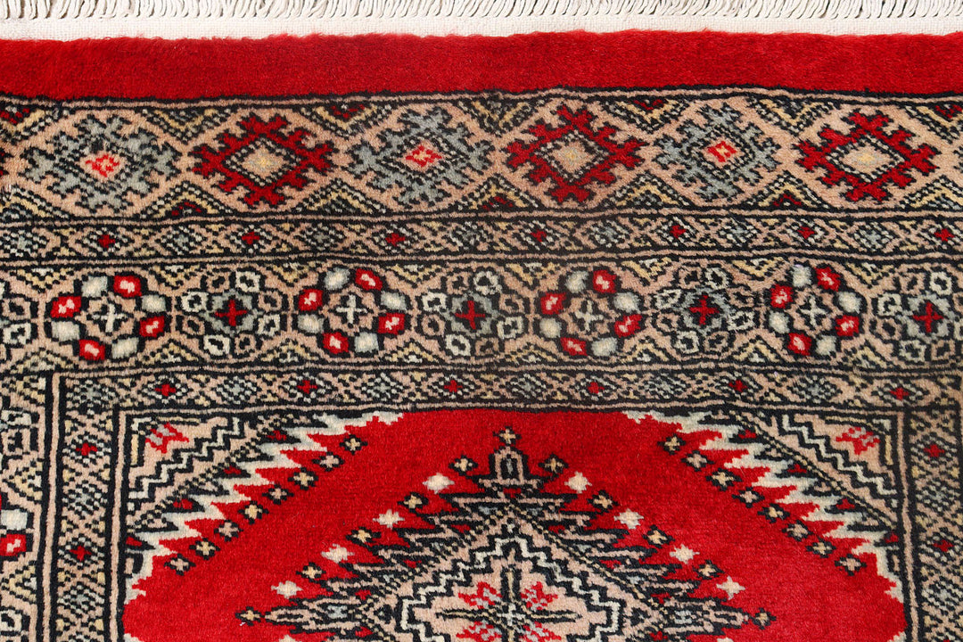 Firebrick Bokhara 2'  6" x 10'  8" - No. QA49406