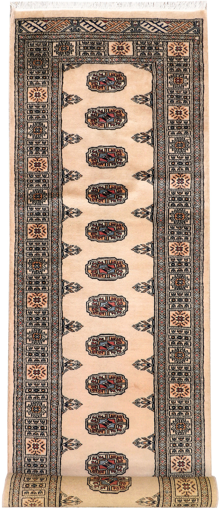 Bisque Bokhara 2' 6 x 9' 9 - No. 72702