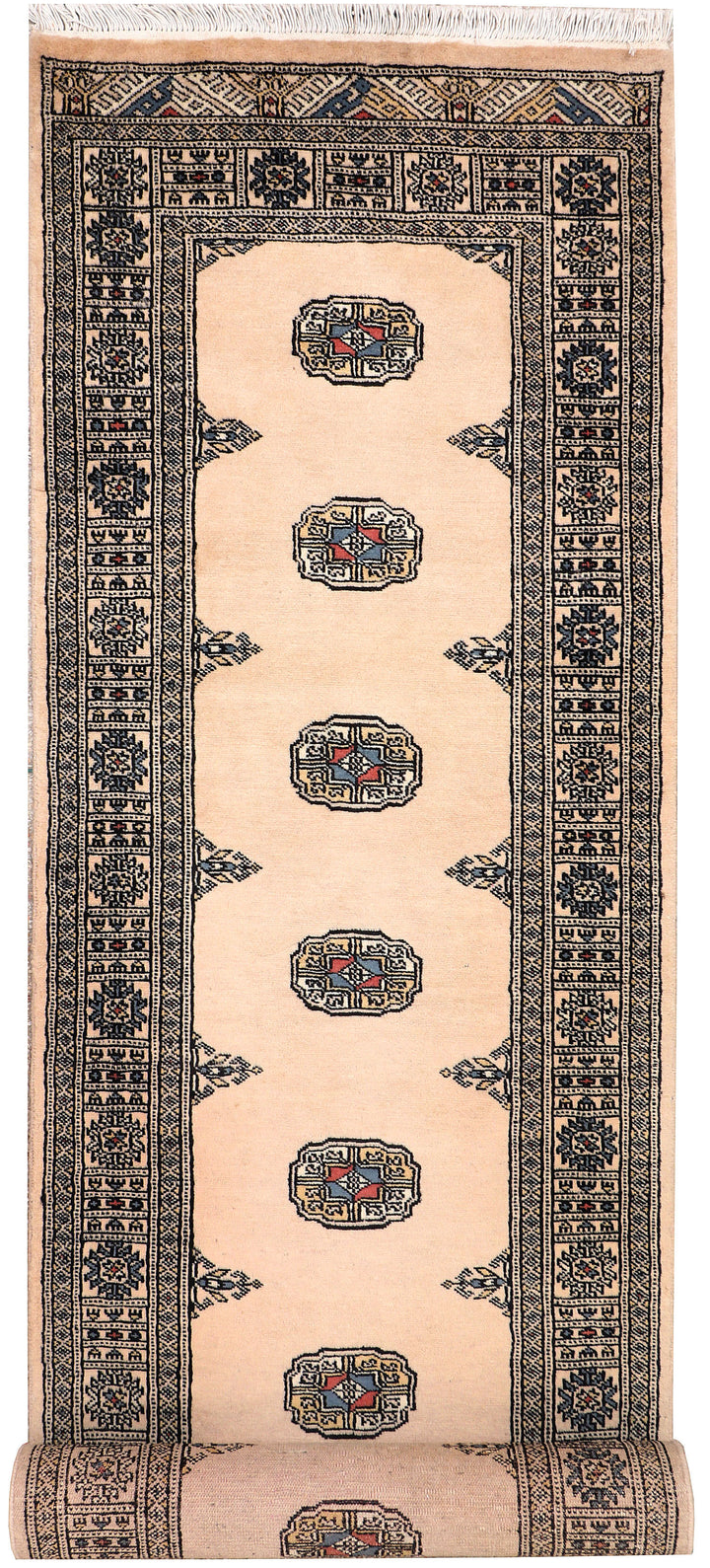 Bisque Bokhara 2' 6 x 10' 8 - No. 72705