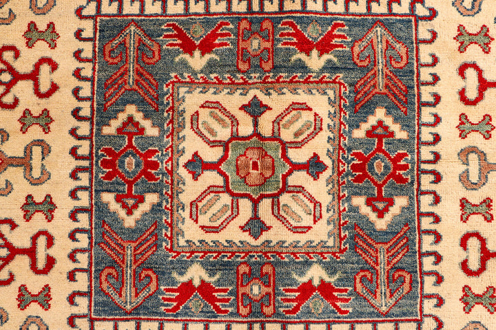 Blanched Almond Kazak 6'  8" x 9'  8" - No. QA91812