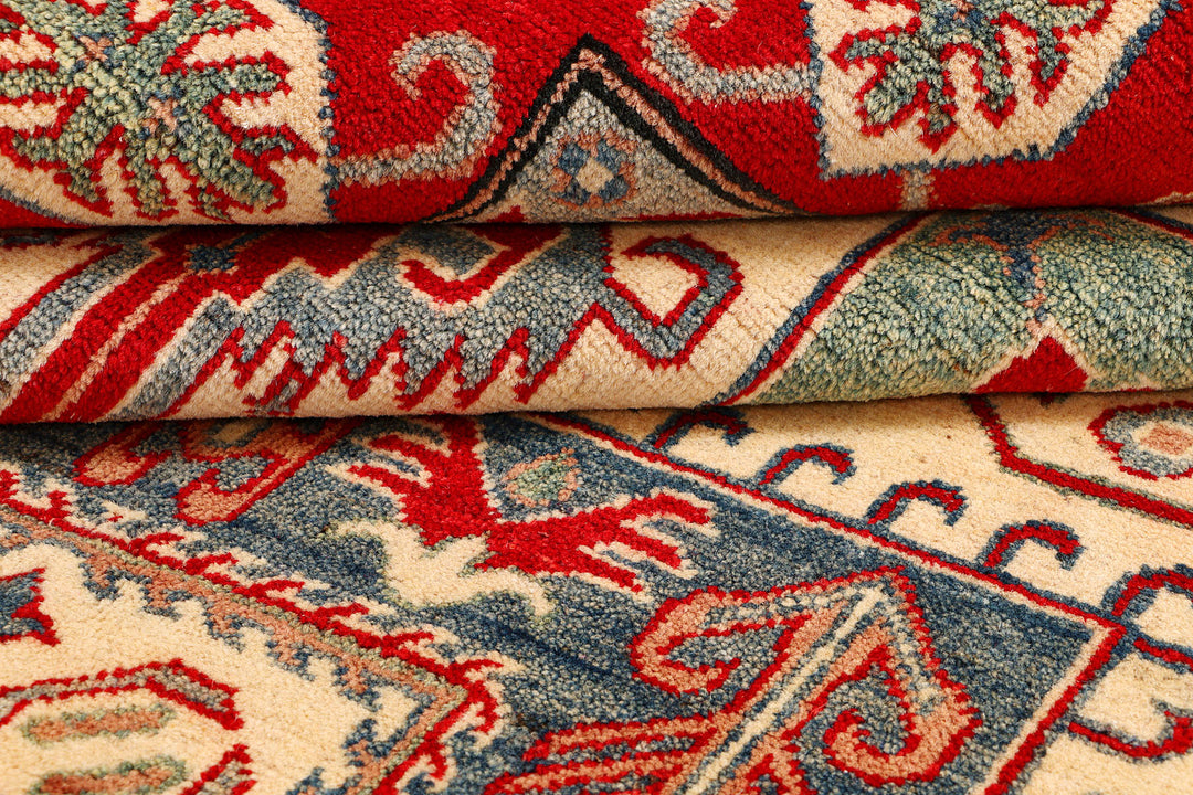 Blanched Almond Kazak 6'  8" x 9'  8" - No. QA91812