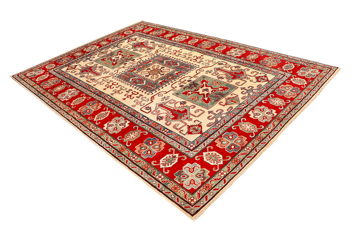 Blanched Almond Kazak 6'  8" x 9'  8" - No. QA91812