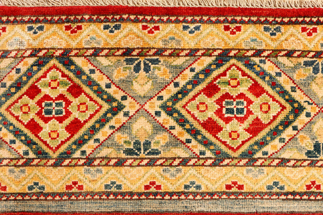 Multi Colored Kazak 5'  1" x 6'  10" - No. QA23610