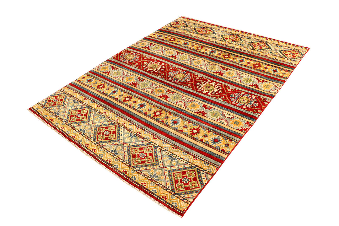 Multi Colored Kazak 5'  1" x 6'  10" - No. QA23610
