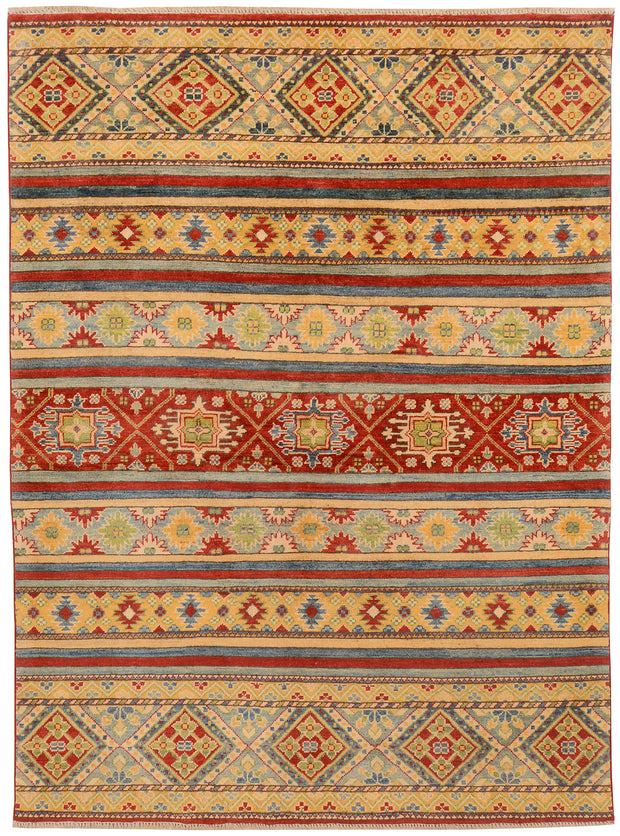 Multi Colored Kazak 5'  1" x 6'  10" - No. QA23610