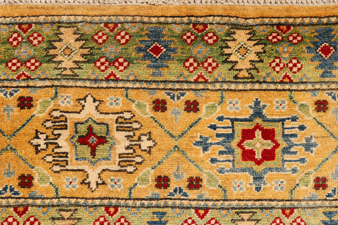 Multi Colored Kazak 4'  11" x 6'  7" - No. QA57491