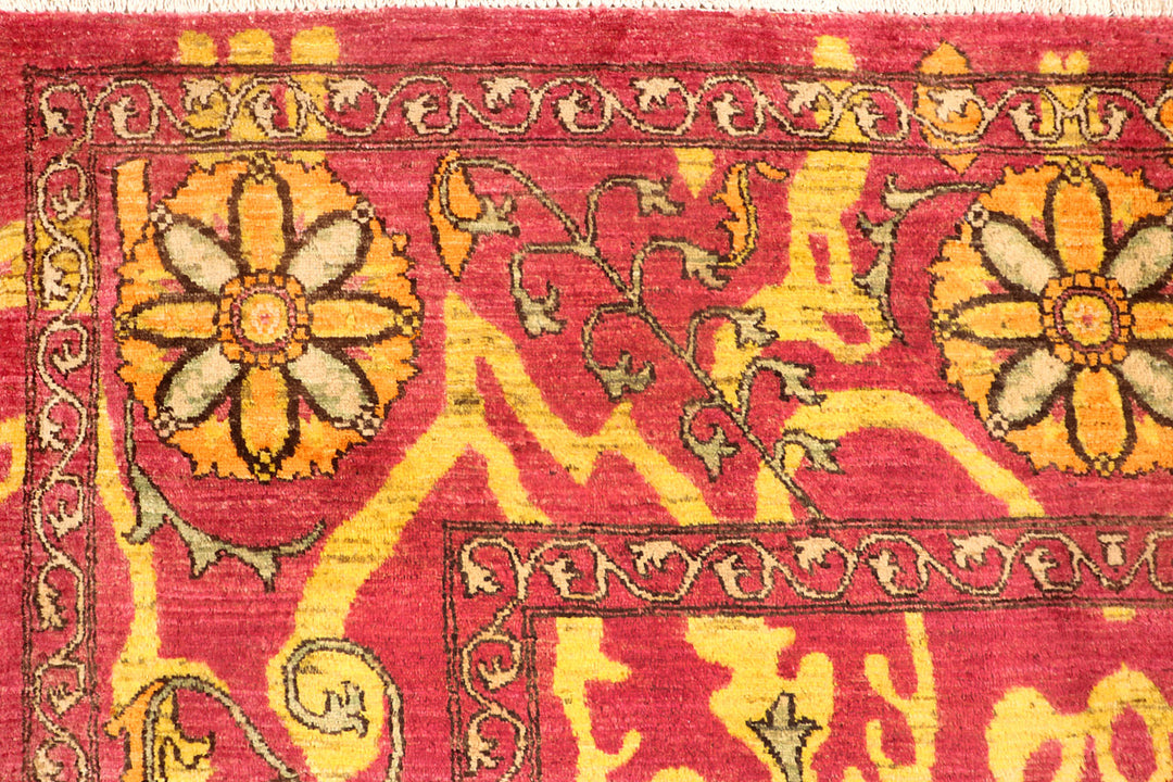 Light Coral Suzani 6'  1" x 9'  1" - No. QA26457