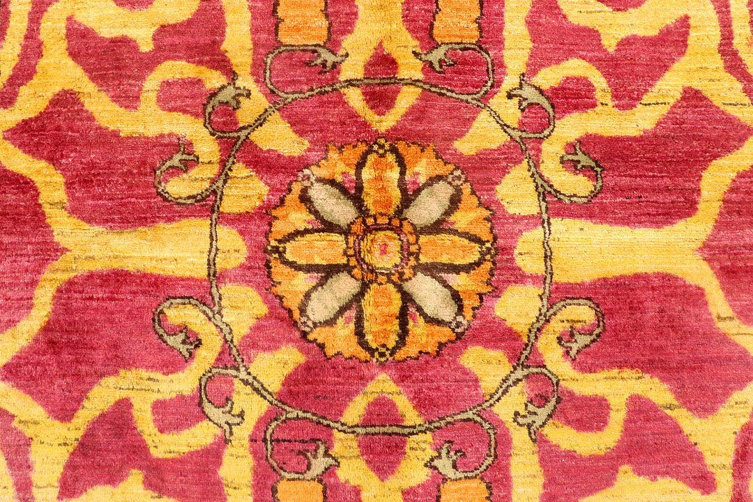 Light Coral Suzani 6'  1" x 9'  1" - No. QA26457