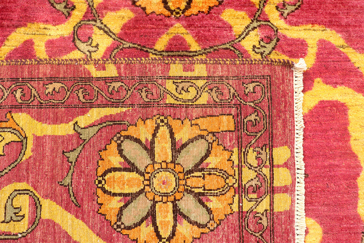 Light Coral Suzani 6'  1" x 9'  1" - No. QA26457