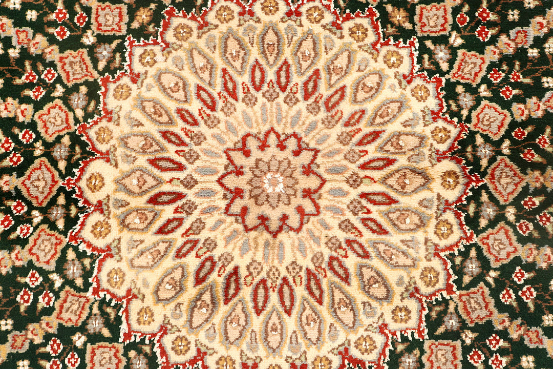 Dark Olive Green Gombud 4'  5" x 7'  1" - No. QA13256