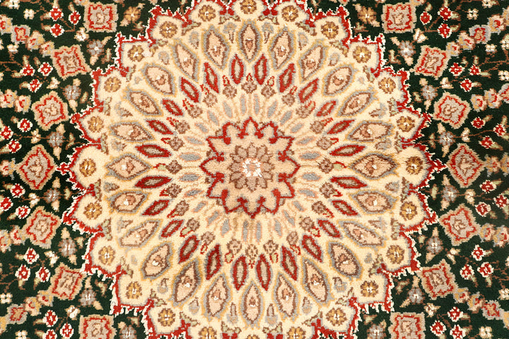 Dark Olive Green Gombud 4'  5" x 7'  1" - No. QA13256