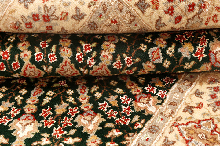 Dark Olive Green Gombud 4'  5" x 7'  1" - No. QA13256