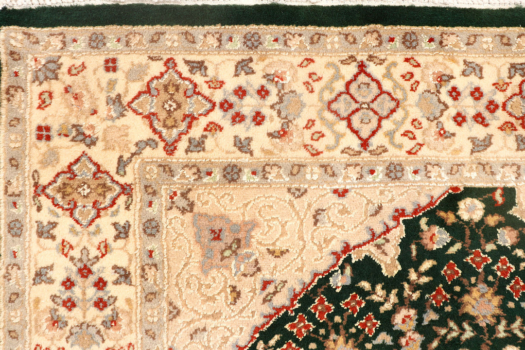 Dark Olive Green Gombud 4'  5" x 7'  1" - No. QA76852