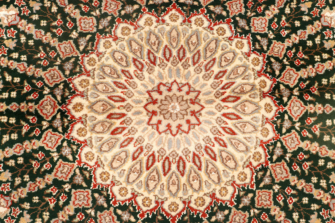 Dark Olive Green Gombud 4'  5" x 7'  1" - No. QA76852