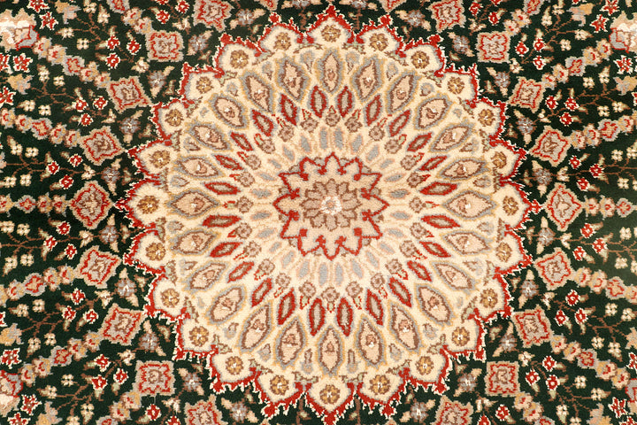 Dark Olive Green Gombud 4'  5" x 7'  1" - No. QA76852