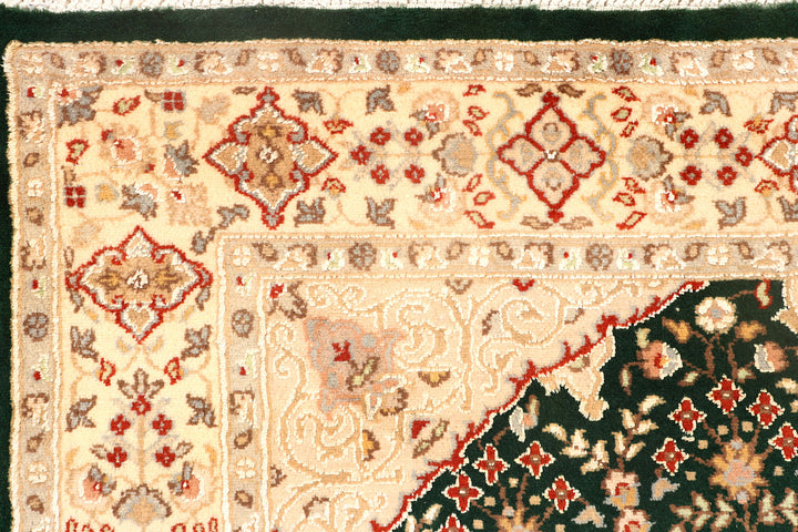 Dark Olive Green Gombud 4'  6" x 7'  1" - No. QA94782