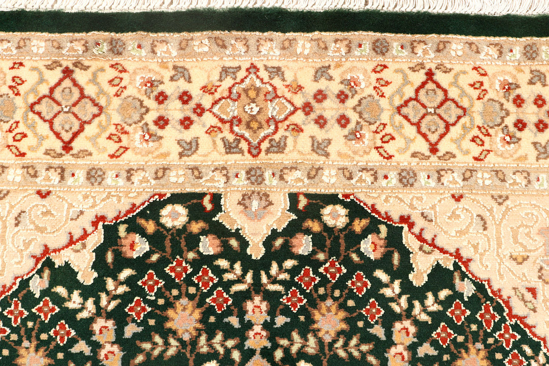 Dark Olive Green Gombud 4'  6" x 7'  1" - No. QA94782