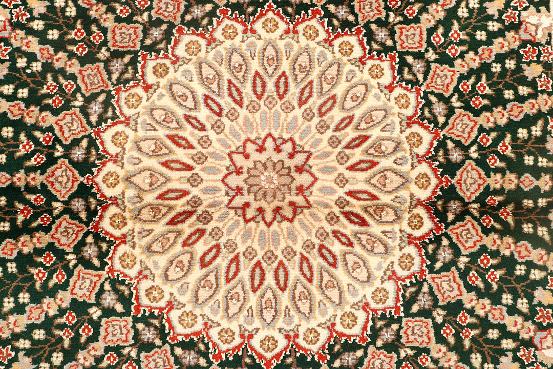 Dark Olive Green Gombud 4'  6" x 7'  1" - No. QA94782