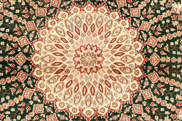 Dark Olive Green Gombud 4'  6" x 7'  1" - No. QA94782