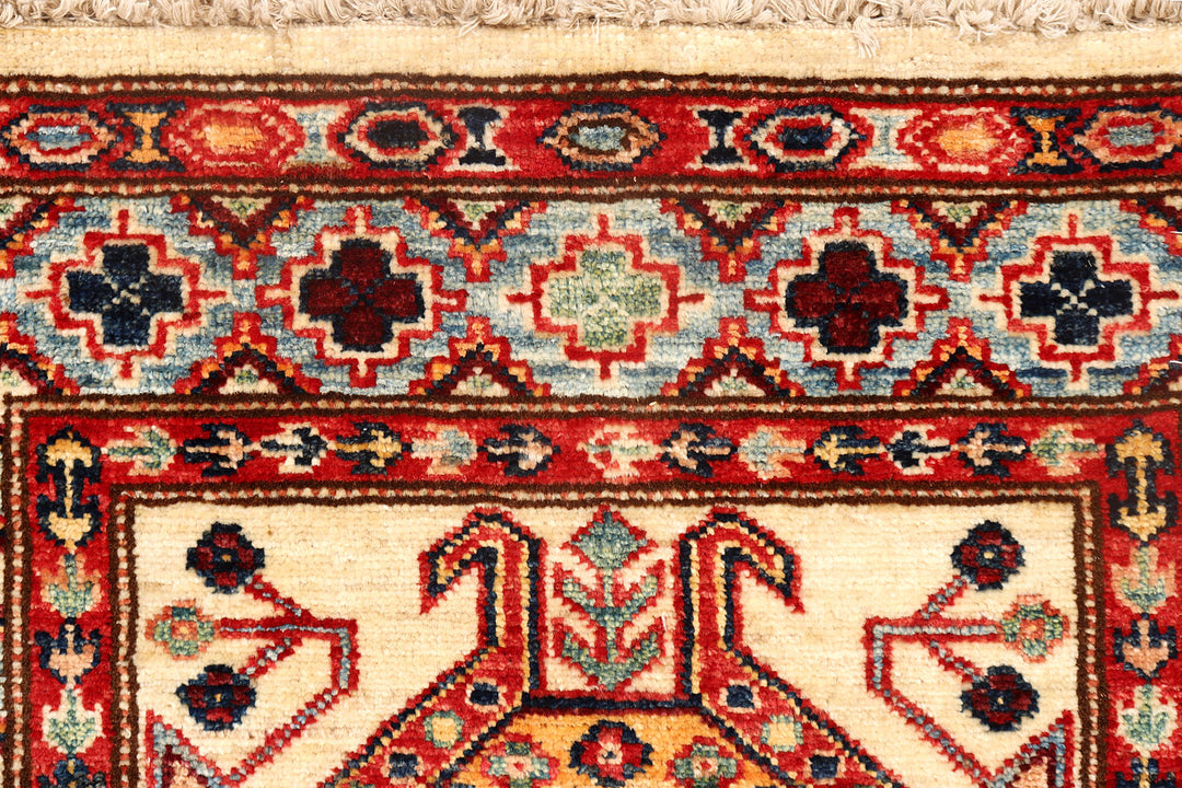 Blanched Almond Kazak 2' 5 x 9' 11 - No. 72730