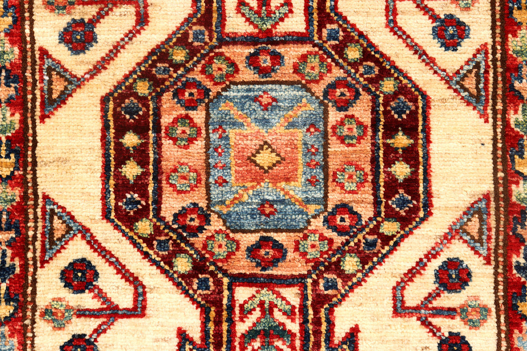 Blanched Almond Kazak 2' 5 x 9' 11 - No. 72730