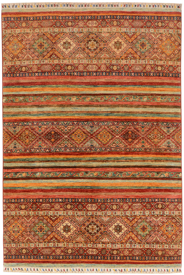 Multi Colored Kazak 4' 10 x 6' 11 - No. 72731
