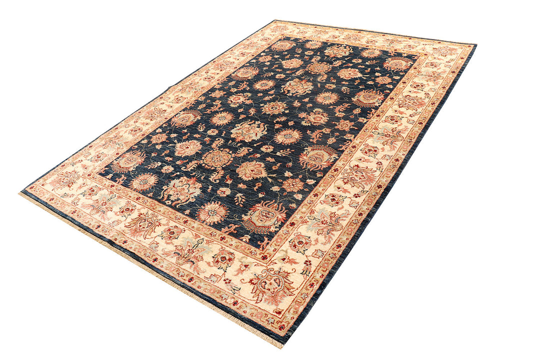 Steel Blue Ziegler 5'  9" x 8'  4" - No. QA32401