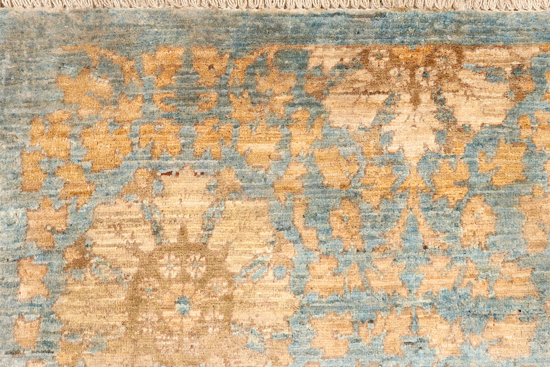 Light Slate Grey Ikat 4'  9" x 6'  3" - No. QA26025