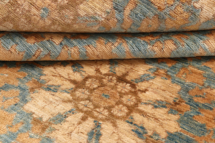 Light Slate Grey Ikat 4'  9" x 6'  3" - No. QA26025