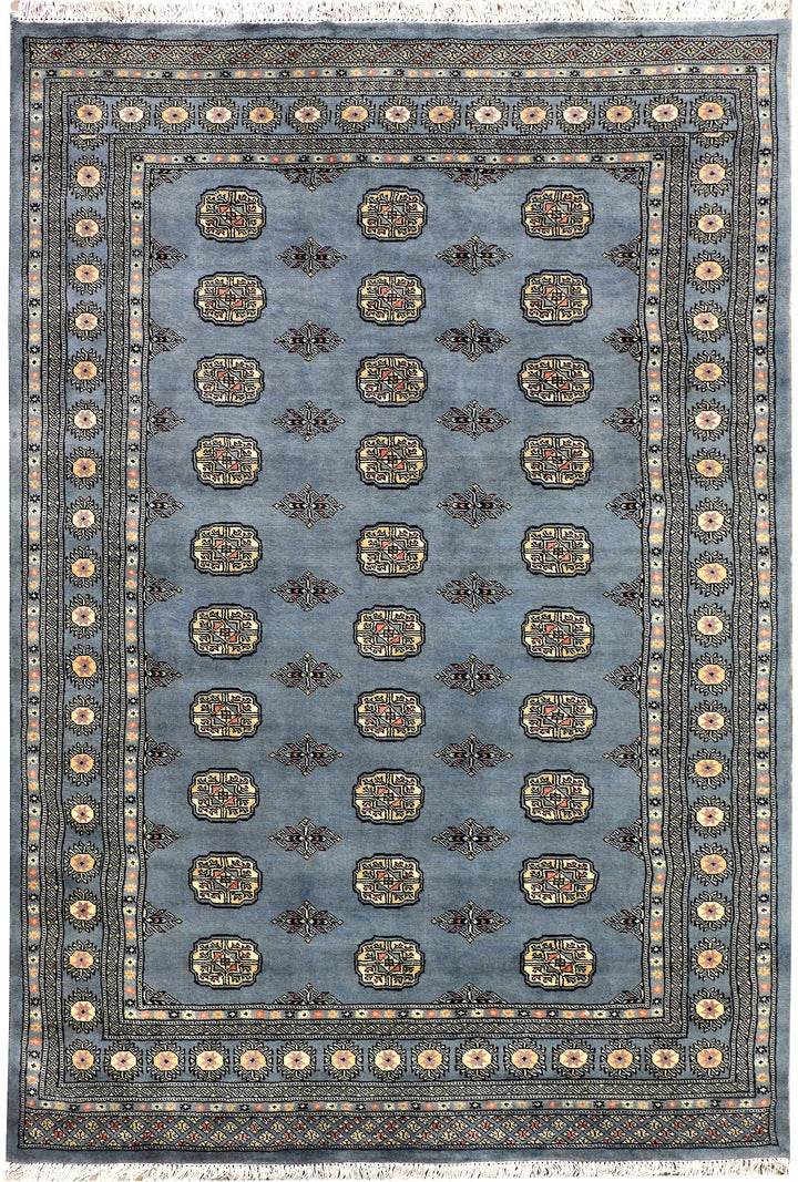 Light Slate Grey Bokhara 5'  5" x 8'  1" - No. QA82635
