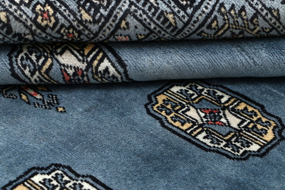 Light Slate Grey Bokhara 4'  1" x 6'  1" - No. QA51950