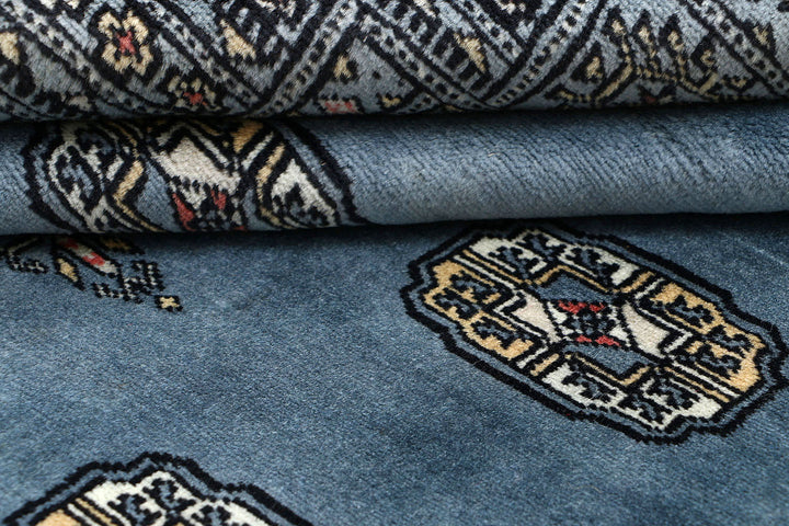 Light Slate Grey Bokhara 4'  1" x 6'  1" - No. QA51950