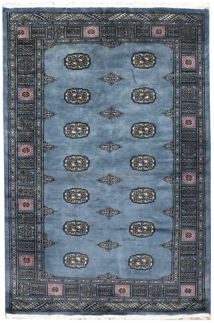 Light Slate Grey Bokhara 4'  1" x 6'  1" - No. QA51950