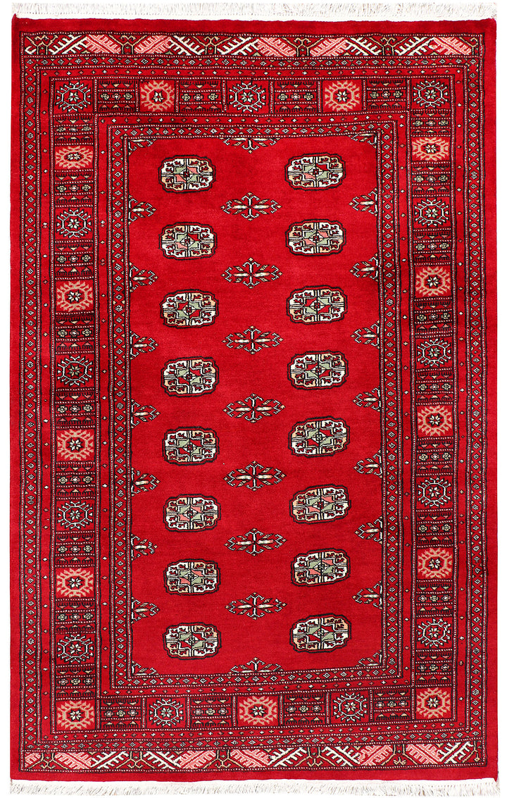 Red Bokhara 4'  x" 6'  3" - No. QA89108