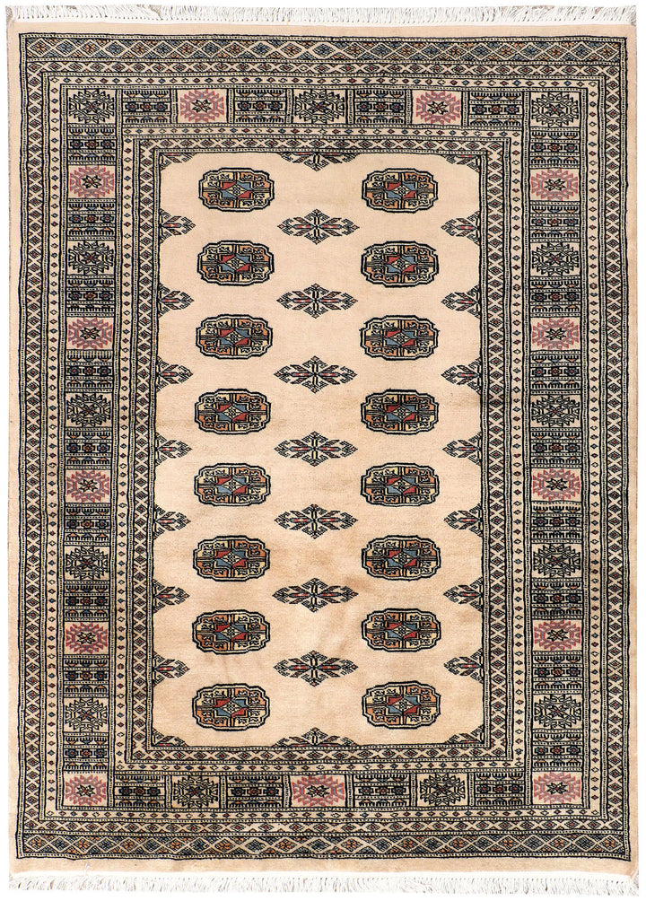 Bisque Bokhara 4'  1" x 5'  7" - No. QA85244