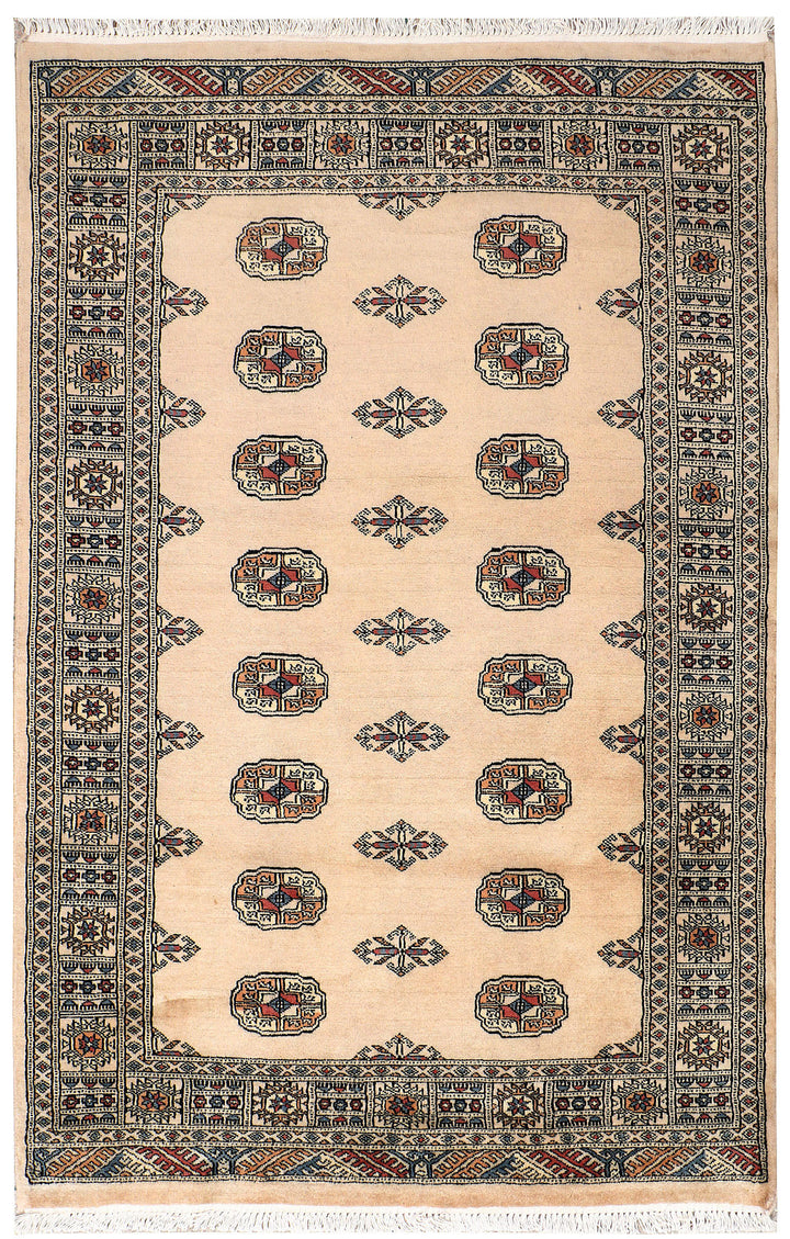 Bisque Bokhara 4'  1" x 6'  3" - No. QA48972