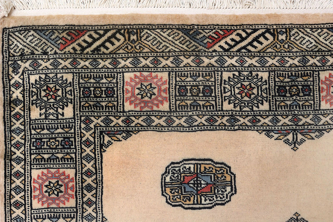 Bisque Bokhara 4' 2 x 6' 7 - No. 72781