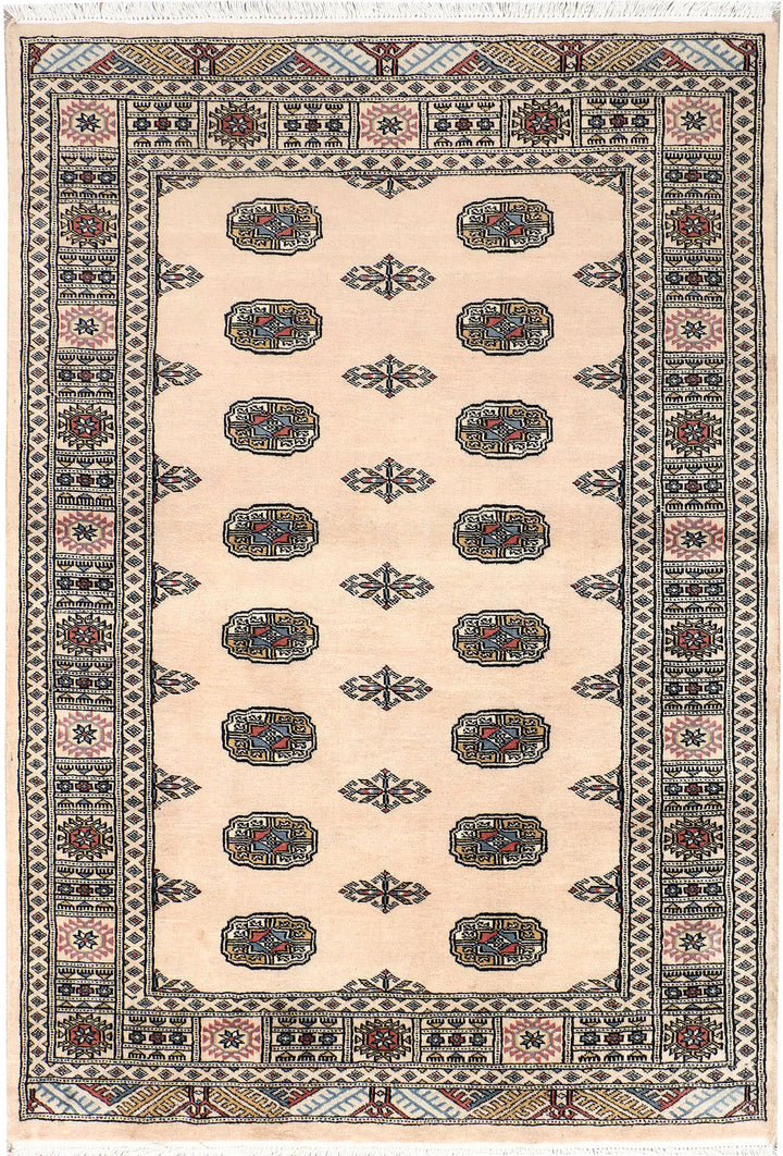 Bisque Bokhara 4'  1" x 6'  1" - No. QA74986