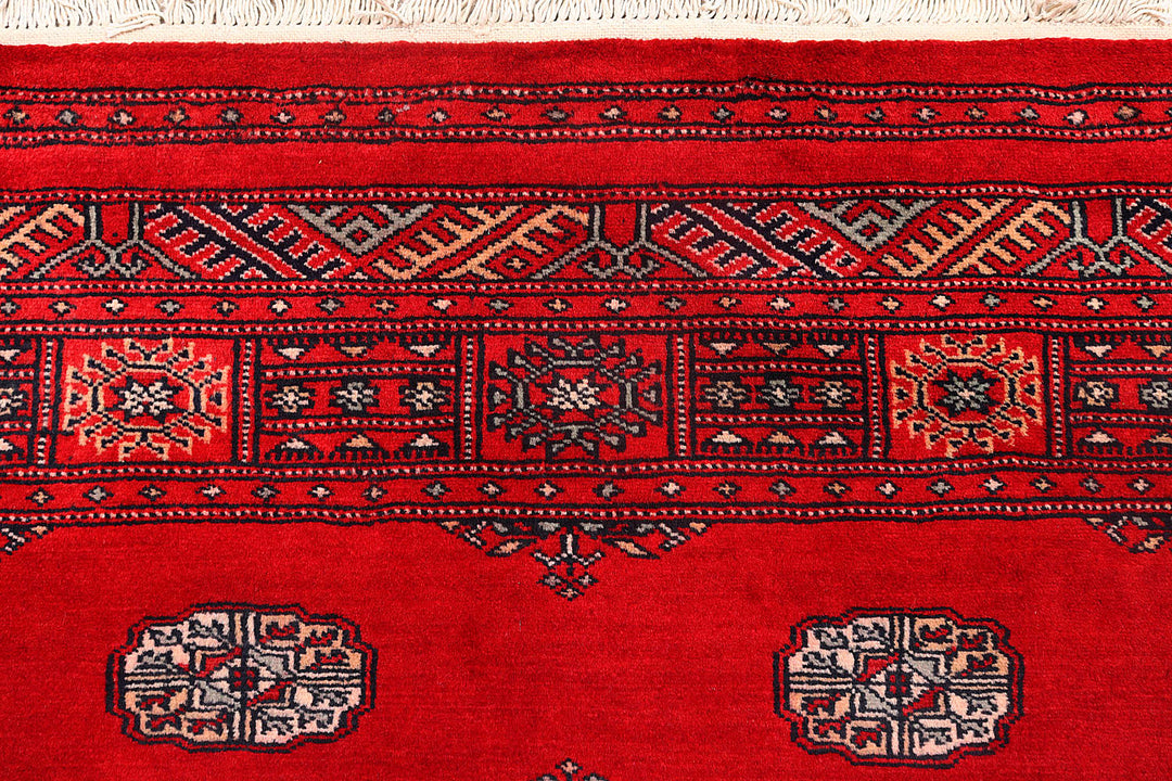 Red Bokhara 4'  1" x 6'  4" - No. QA50879