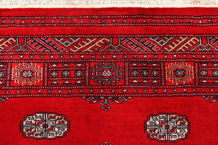 Red Bokhara 4'  1" x 6'  4" - No. QA50879