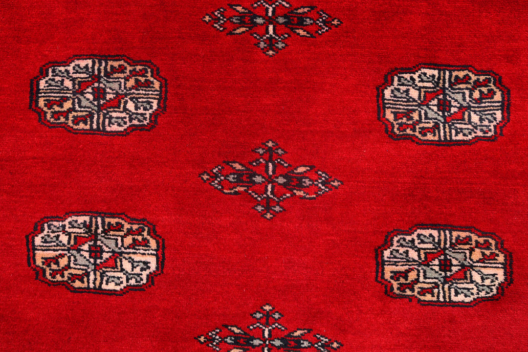 Red Bokhara 4'  1" x 6'  4" - No. QA50879
